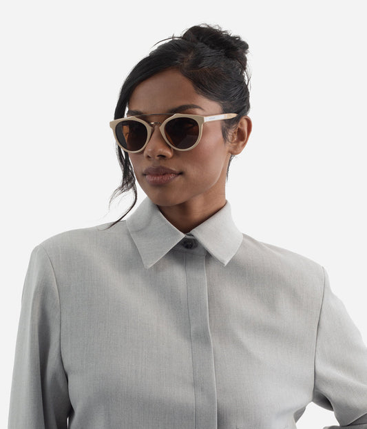 Matt & Nat ALDIE-2 Round Recycled Sunglasses