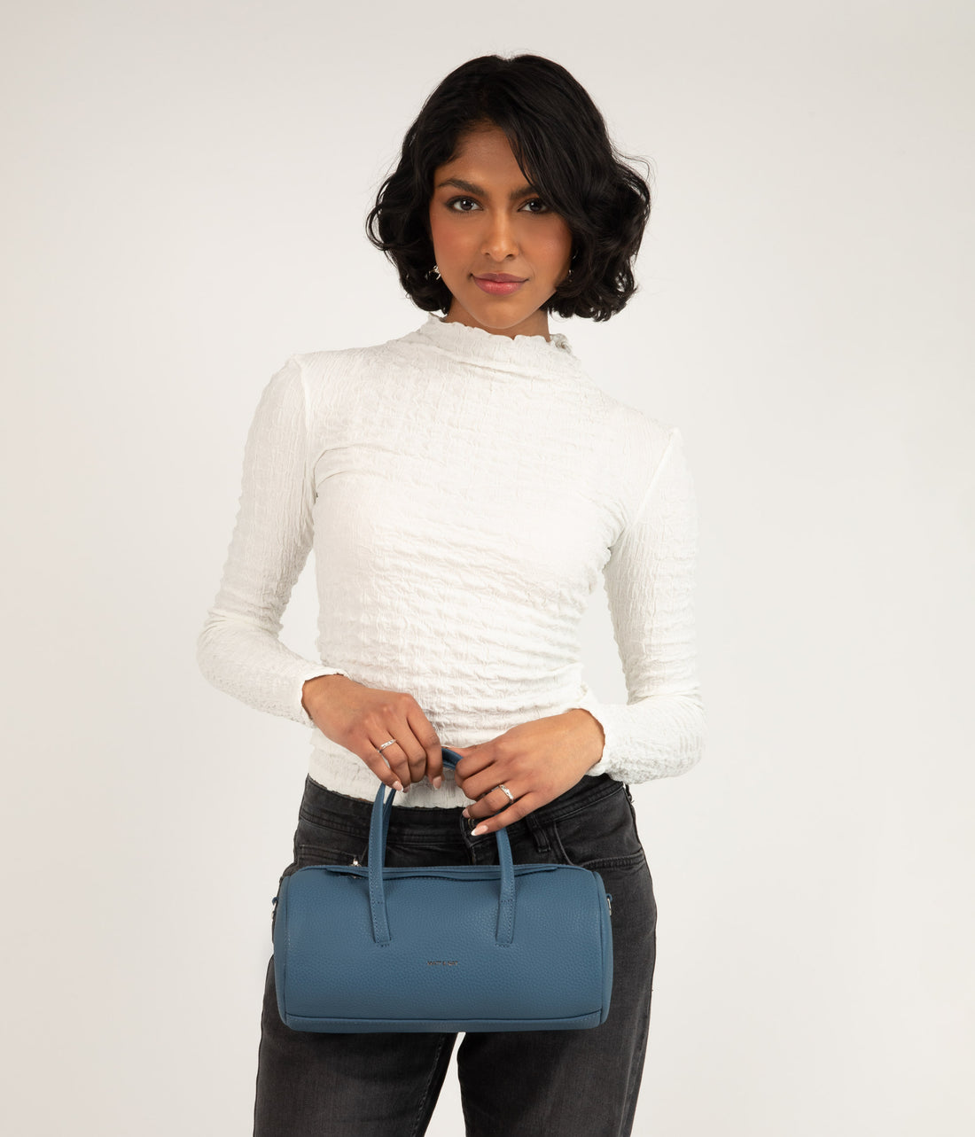 Matt & Nat INES Vegan Barrel Bag - Purity