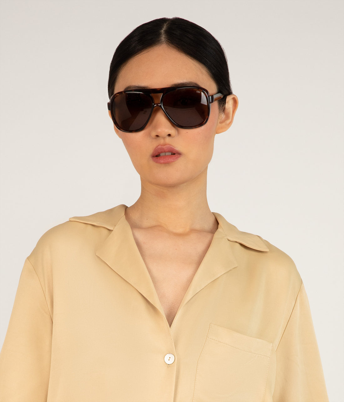 Matt & Nat AVIATOR Brown Aviator Sunglasses