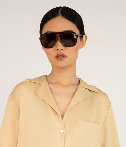 Matt & Nat AVIATOR Brown Aviator Sunglasses