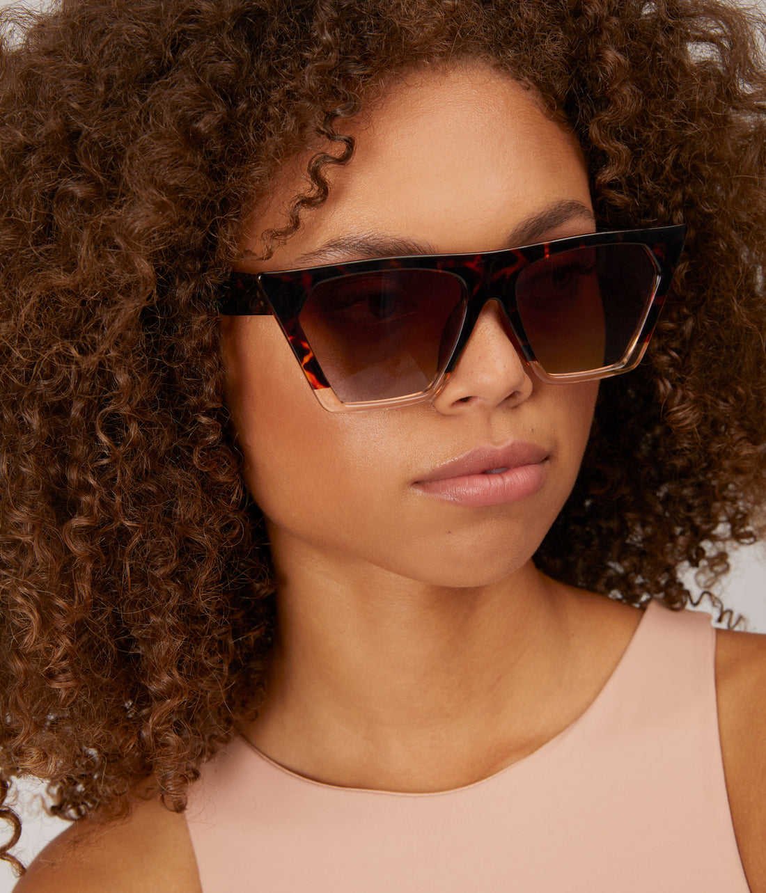 Matt & Nat MYATT Leopard Retro Square Sunglasses