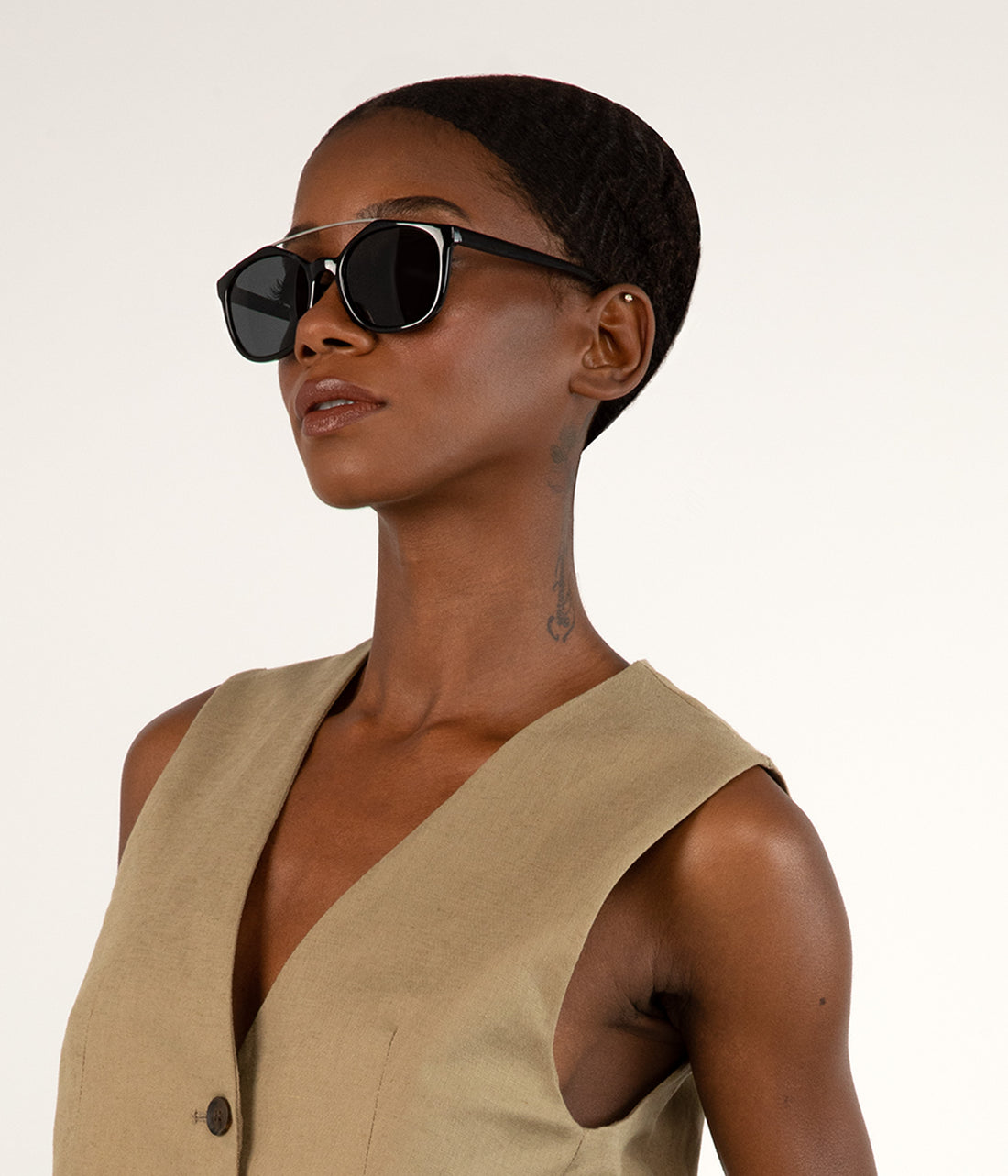 Matt & Nat NESSON Black Aviator Sunglasses