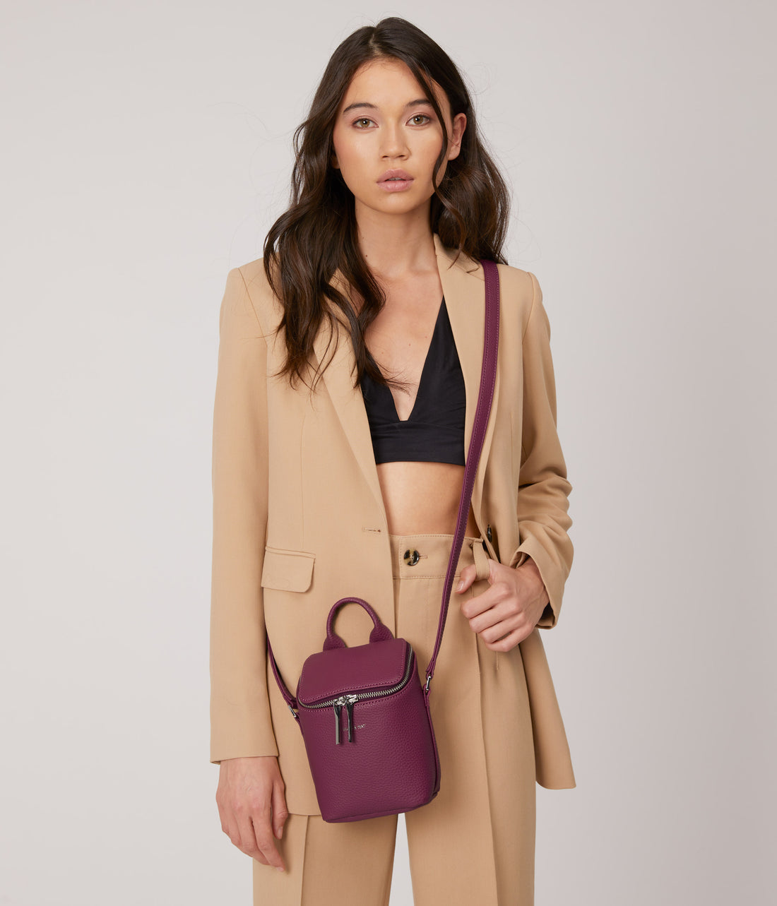 Matt & Nat BRAVE MICRO Vegan Crossbody Bag - Purity