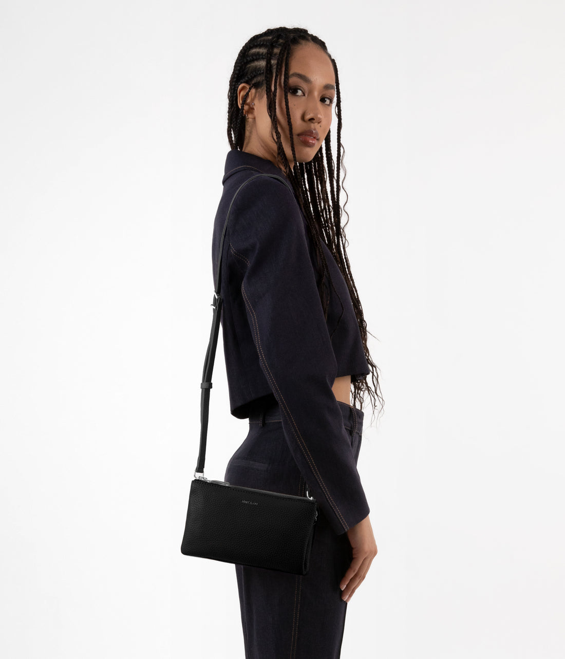 Matt & Nat TRIPLET Vegan Crossbody Bag - Purity