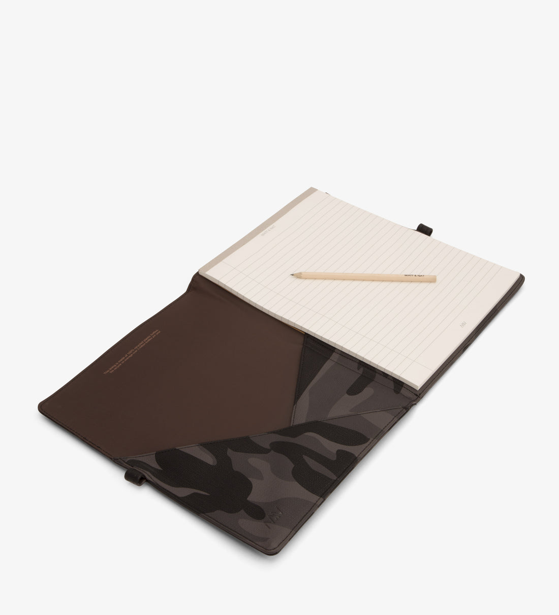 Matt & Nat MAGISTRALSM Small Vegan Notepad Cover - Camo